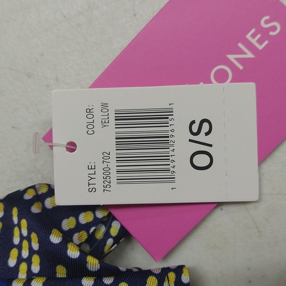 NEW! Sassy Jones Printed Wrap Topper Robe with Belt, Yellow & Blue - Picture 14 of 16